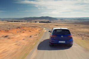 Volkswagen Golf Driving Dirt Road Jpg
